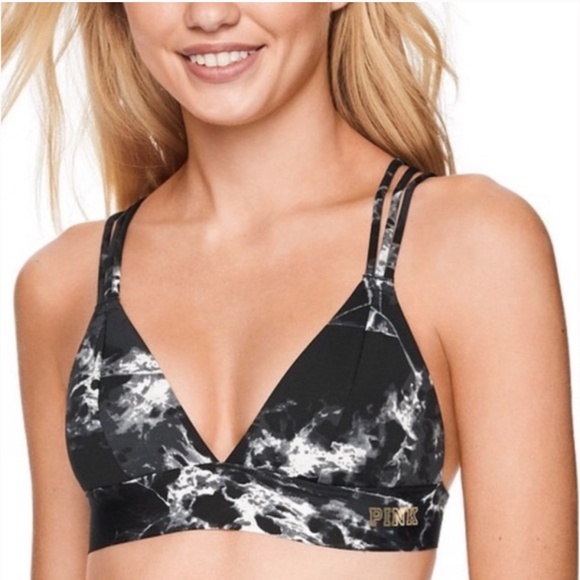 Victoria’s Secret PINK Strappy Triangle Bralette 3 sets - Picture 4 of 5